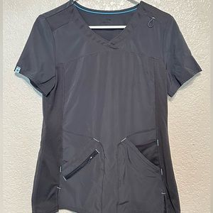 XS Gray ScrubStar Top